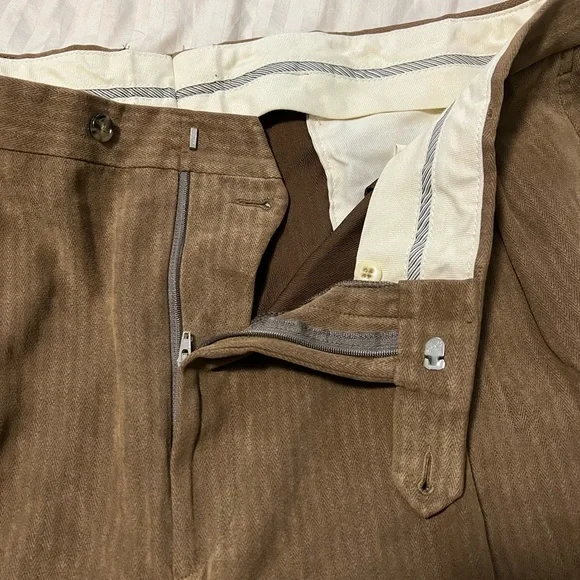 Dark khaki Berle pants 40 - Picture 2 of 11